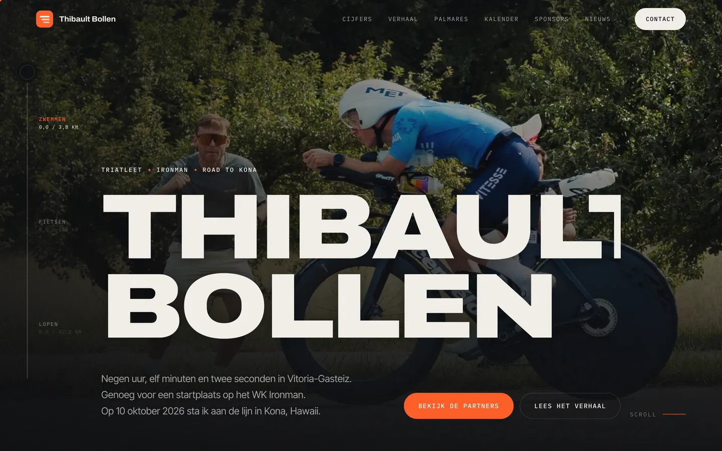 Schermopname van thibaultbollen.be